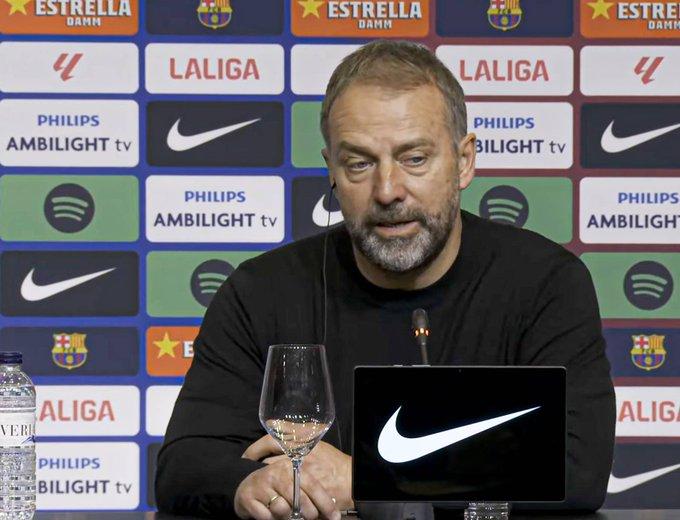 Flick vui vì Barca thắng Bilbao - Ảnh: @dna_blaugrana