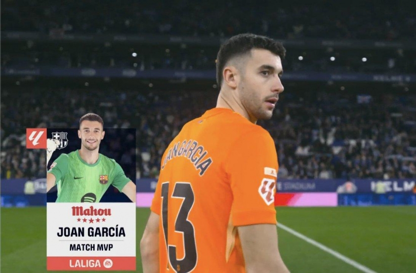 Garcia xứng đáng giải Cầu thủ hay nhất trận - Ảnh: @fcb_elias1